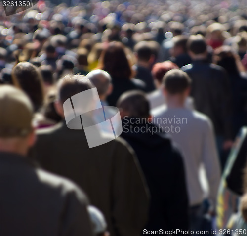 Image of Street crowd