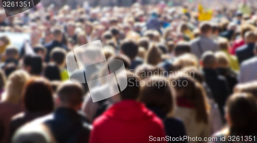 Image of Street crowd