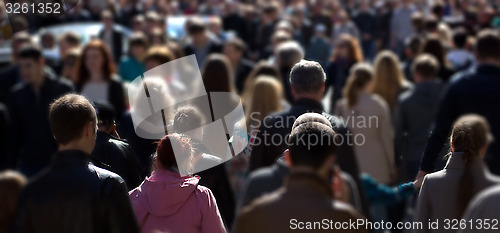 Image of Street crowd