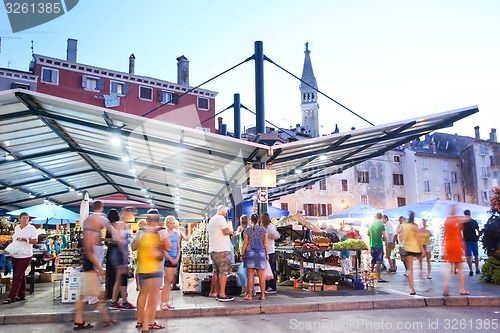 Image of Town market in Rovinj