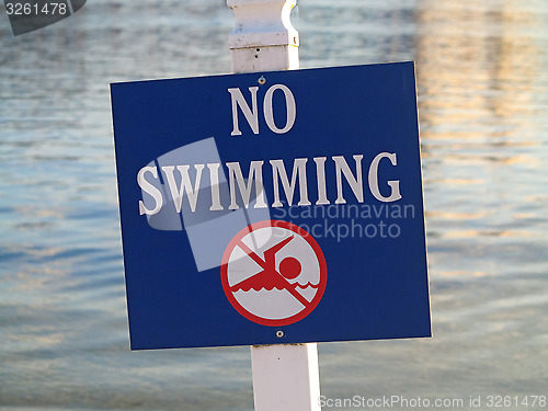 Image of No Swimming Sign