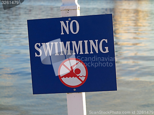 Image of No Swimming Sign