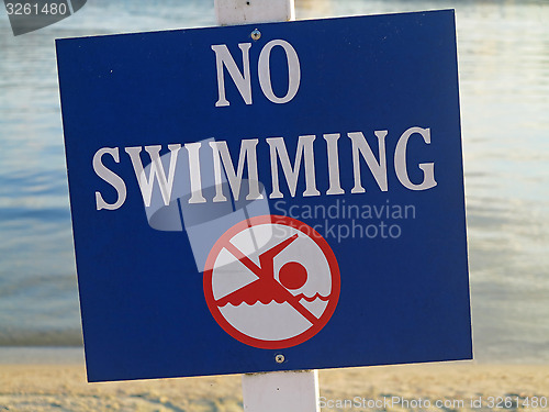 Image of No Swimming Sign