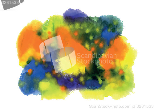 Image of Bright abstract color blots