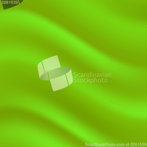 Image of Green Wave Background