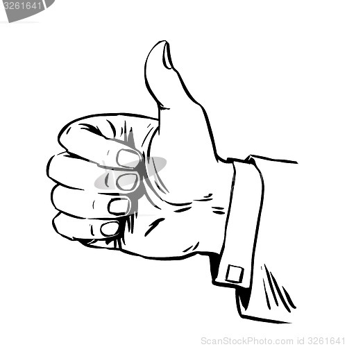 Image of Gesture is great hand thumb quality hitchhiking retro line art 