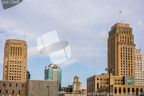 Image of Kansas City skyline at sunrise