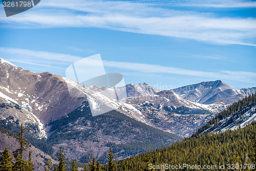 Image of colorado rocky mountains near monarch pass