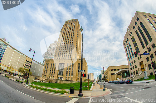 Image of Kansas City skyline at sunrise