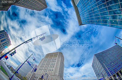 Image of Kansas City skyline at sunrise