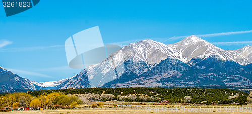 Image of colorado rocky mountains near monarch pass