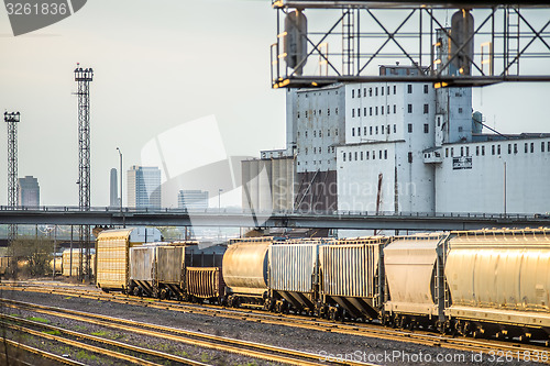 Image of Kansascity  USA freight trains