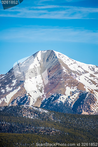 Image of colorado rocky mountains near monarch pass