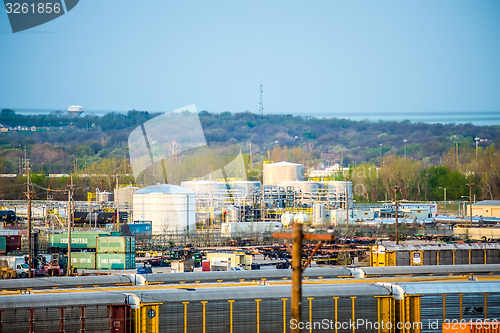 Image of Kansascity  USA freight trains