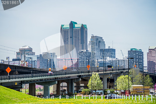 Image of saint louis missouri downtown at daylight