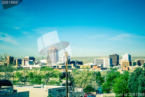 Image of albuquerque new mexico skyline of downtown