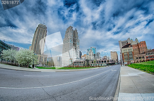 Image of Kansas City skyline at sunrise