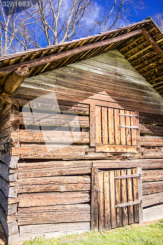 Image of preserved histric wood house