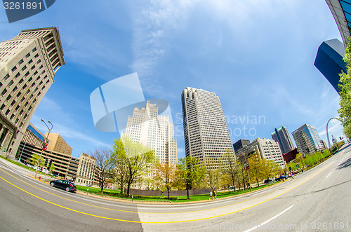 Image of saint louis missouri downtown at daylight