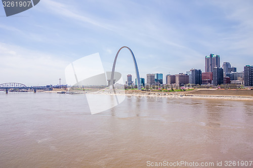 Image of saint louis missouri downtown at daylight