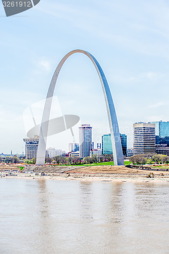 Image of saint louis missouri downtown at daylight