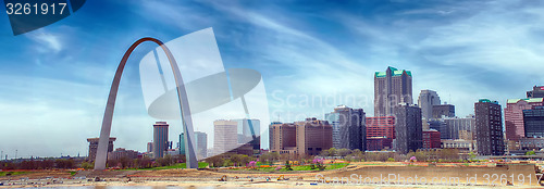 Image of saint louis missouri downtown at daylight