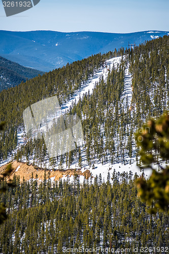 Image of colorado rocky mountains near monarch pass