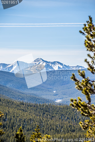 Image of colorado rocky mountains near monarch pass