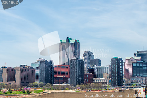 Image of saint louis missouri downtown at daylight