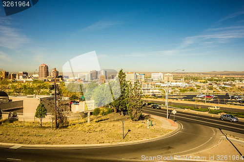Image of albuquerque new mexico skyline of downtown