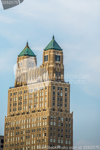 Image of Kansas City skyline at sunrise