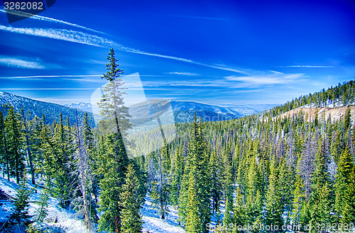 Image of colorado rocky mountains near monarch pass