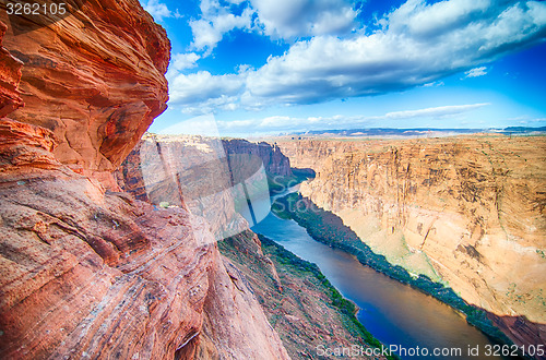 Image of colorado viver flowing through grand canyon