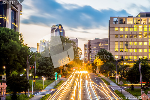 Image of Downtown of Charlotte  North Carolina skyline