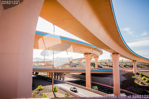 Image of highway bridges near Albuquerque new mexico