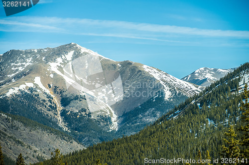 Image of colorado rocky mountains near monarch pass