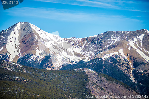 Image of colorado rocky mountains near monarch pass