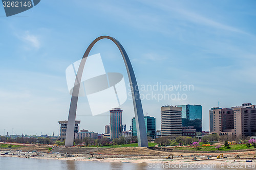 Image of saint louis missouri downtown at daylight