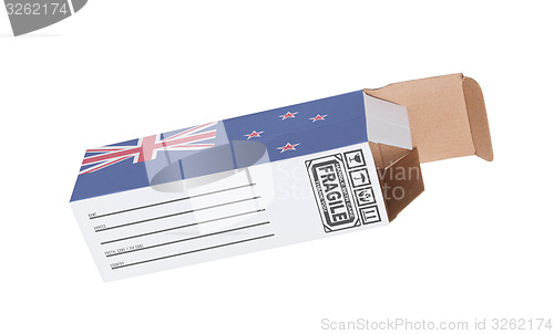 Image of Concept of export - Product of New Zealand