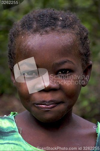 Image of little girl in zanzibar