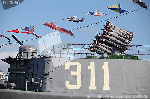 Image of armament warship