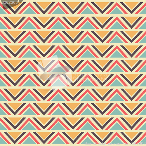 Image of Seamless geometric ethnic pattern