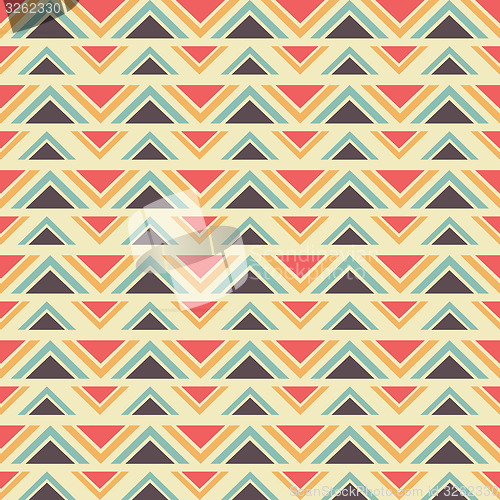 Image of Seamless geometric ethnic pattern