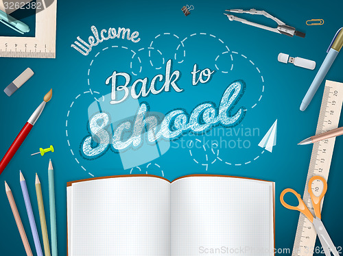 Image of Back to School background. EPS 10