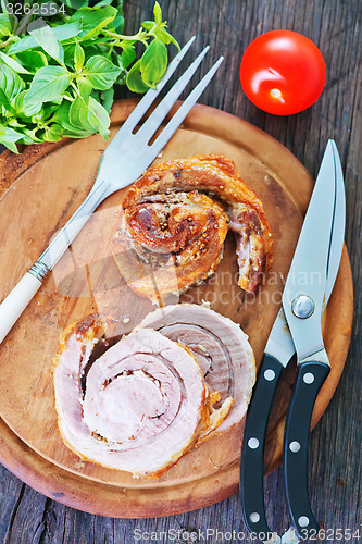 Image of baked meat 