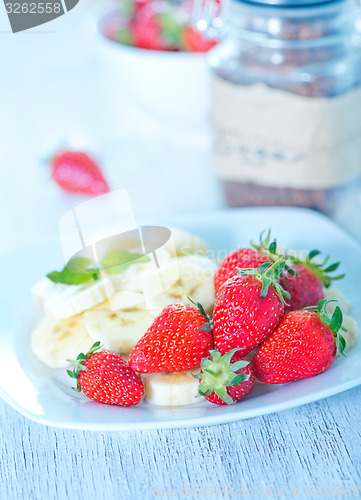 Image of strawberry with banana