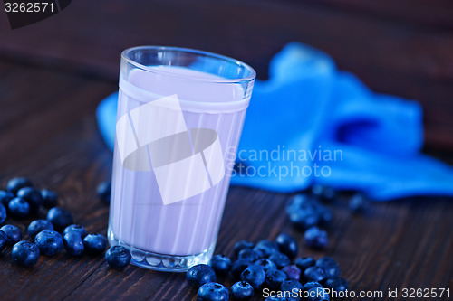 Image of blueberry yogurt