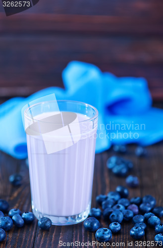 Image of blueberry yogurt