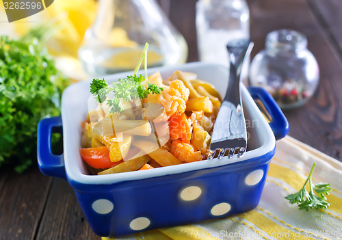 Image of baked vegetables