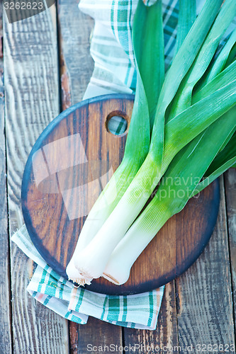 Image of fresh leek